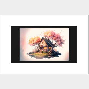 Peach Tree Cottage Posters and Art
